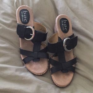 BOC wedge sandals.  Size 9